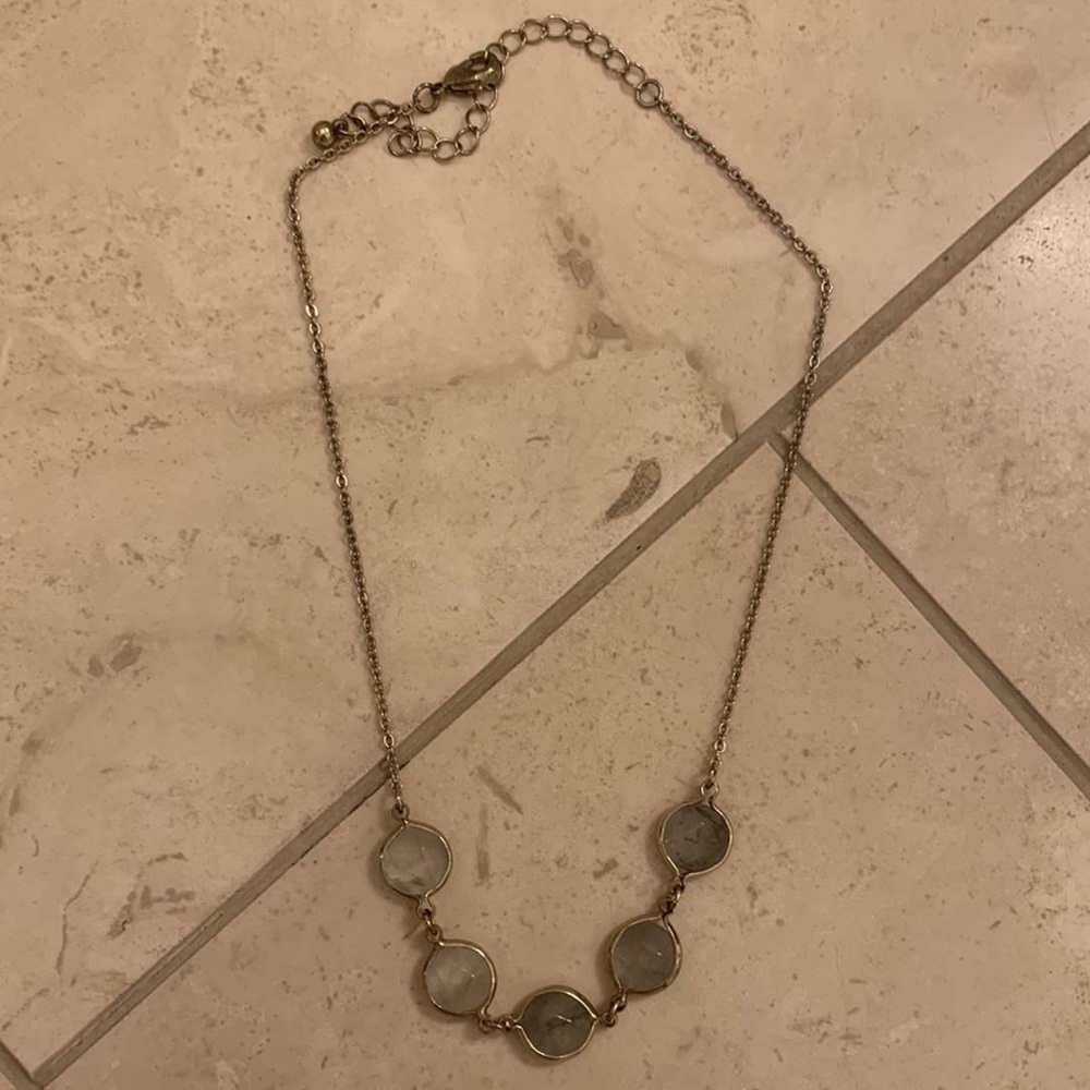 Crystal Stones Choker Necklace